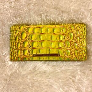 Brahmin Yellow Wallets. ADY Wallet Mojave Melbourne Bi-fold Genuine Leather